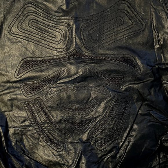 NWT See U Soon Faux Leather Sleeveless Mini Dress Mod 60's Inspired Pock… - Picture 8 of 13